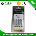 Geilienergy Brand GLE-C702 NIMH / NICD AAA AA 2.4V Cargador de batería